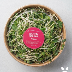 Microgreens de Rábano Cosechados caja 90 gr. - Röra Greens